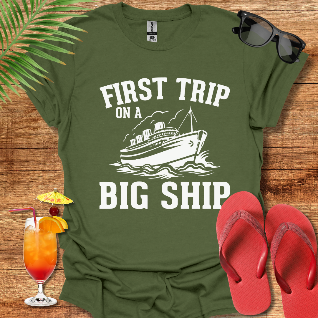 First Trip On A Big Ship