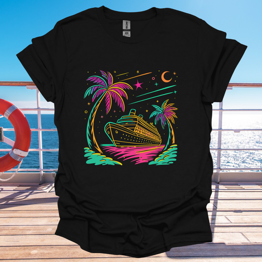 Neon Cruise Ship