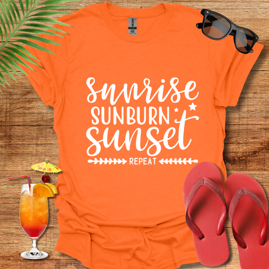 Sunrise Sunburn Sunset Repeat